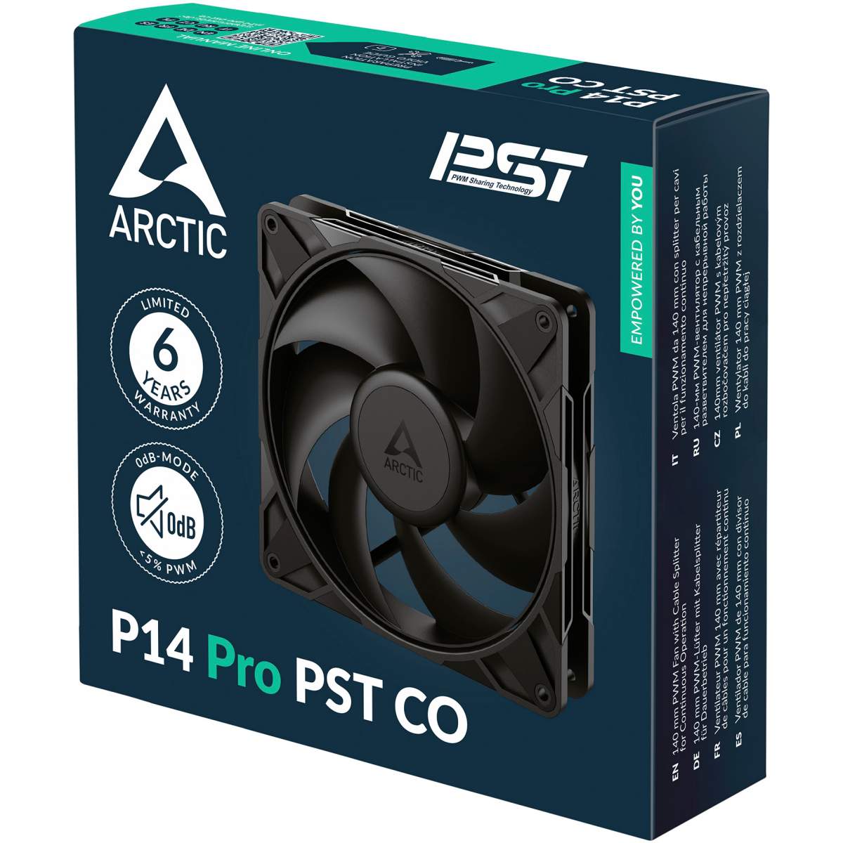 Ventilateur pour boîtier Arctic P14 Pro PST CO Black - ACFAN00316A - photo 6