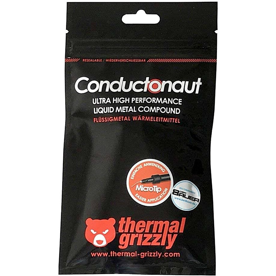 Šķidrais metāls Thermal Grizzly Conductonaut (5g) - TG-C-005-R-RU - foto 6