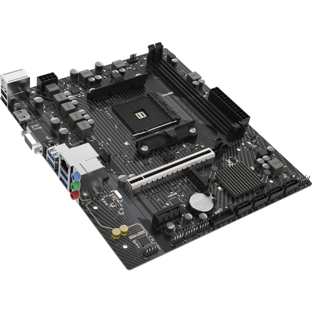 Carte mère Sapphire A520M-E - 52119-04-40G - photo 4