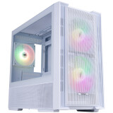 Boîtier 1STPLAYER AU6 ARGB White (AU6-WH-2FA7-14-W-2FA7R-W-1FA7-W)