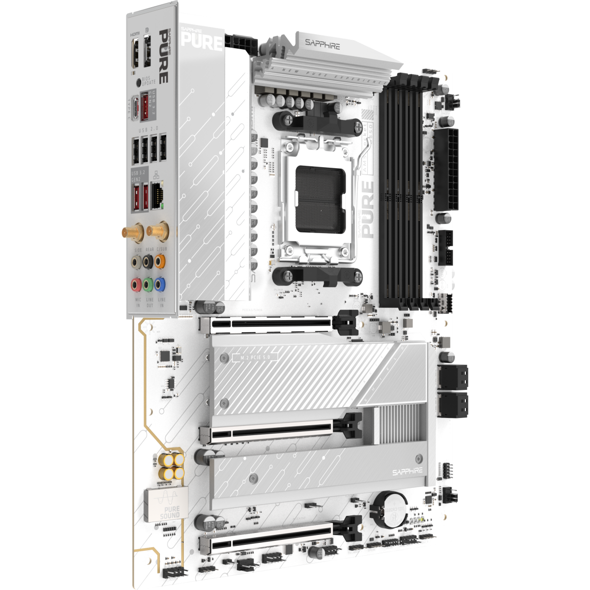 Carte mère Sapphire PURE B850A WIFI 7 - 52123-11-40G - photo 2