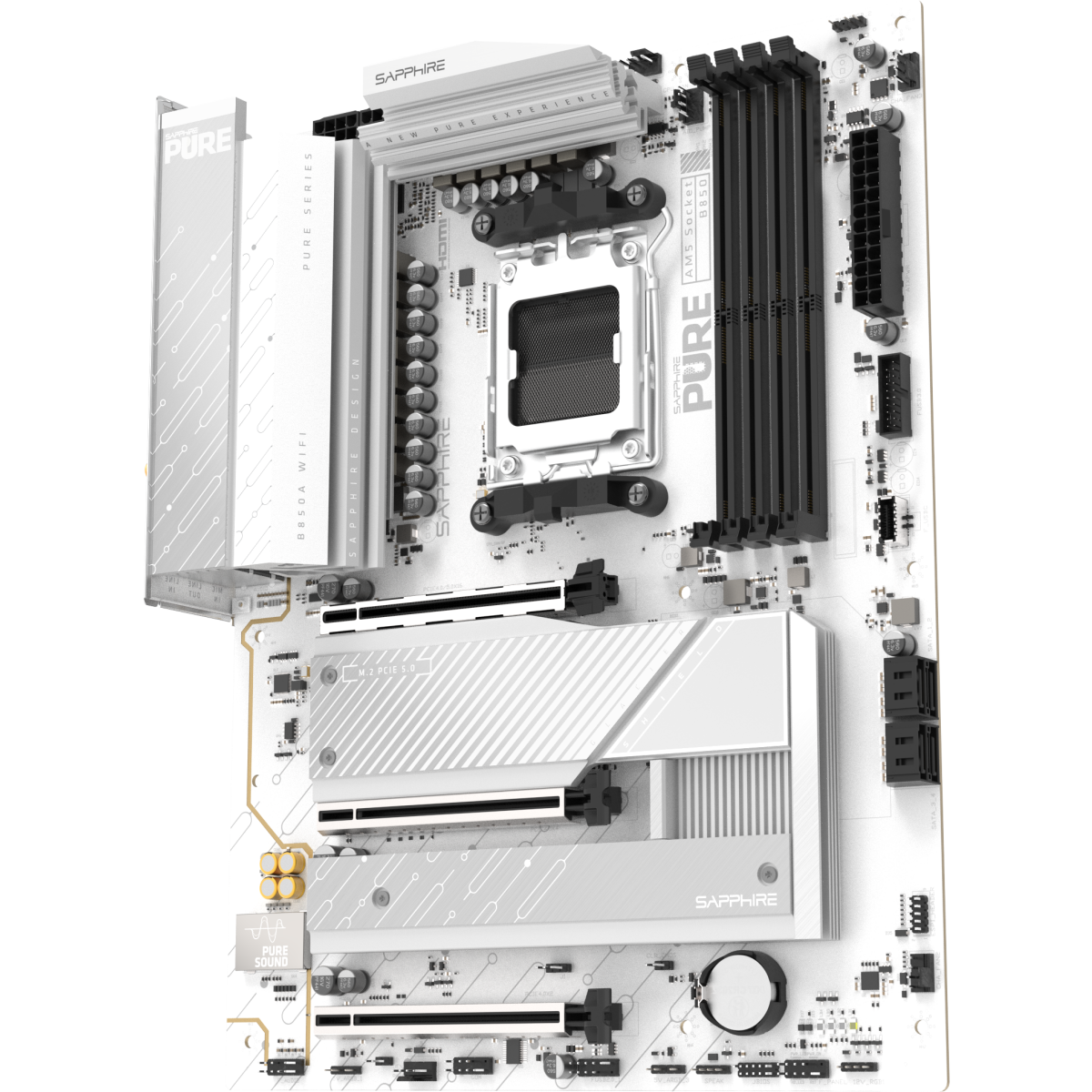 Carte mère Sapphire PURE B850A WIFI 7 - 52123-11-40G - photo 3