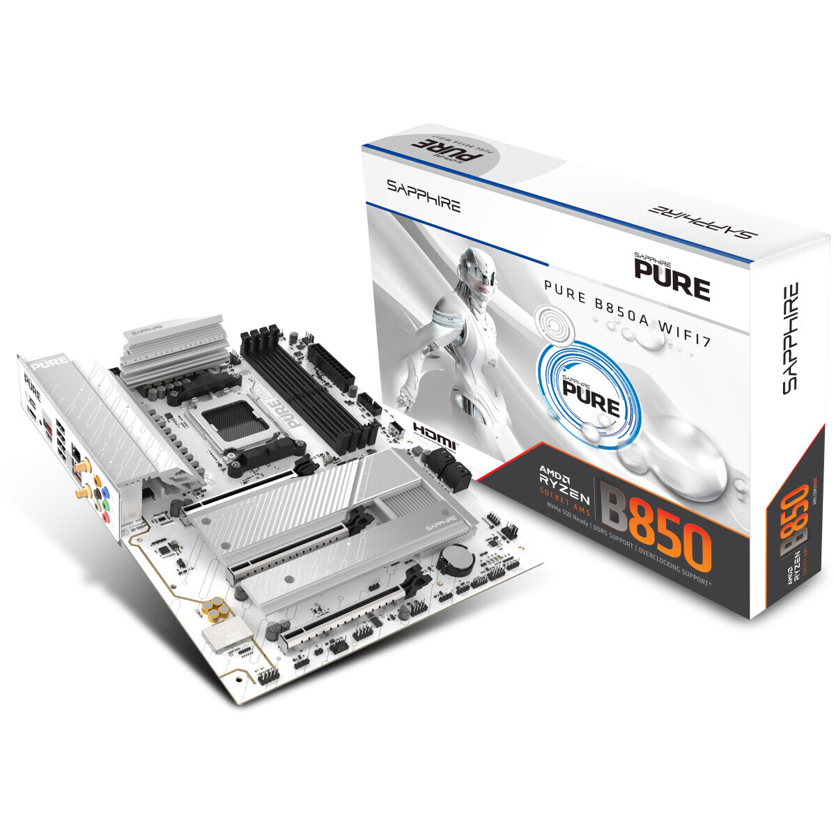 Carte mère Sapphire PURE B850A WIFI 7 - 52123-11-40G - photo 6