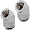Raccord dangle pour système de refroidissement par eau Corsair Hydro X Series XF Adapter 2-pack 45° Angled rotary Silver - CX-9055001-WW