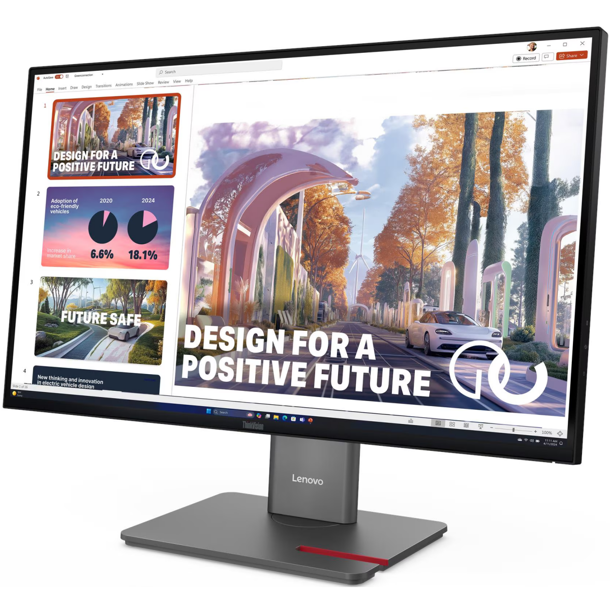 Écran Lenovo 27" ThinkVision P27QD-40 (64B3GAT2EU) - photo 2