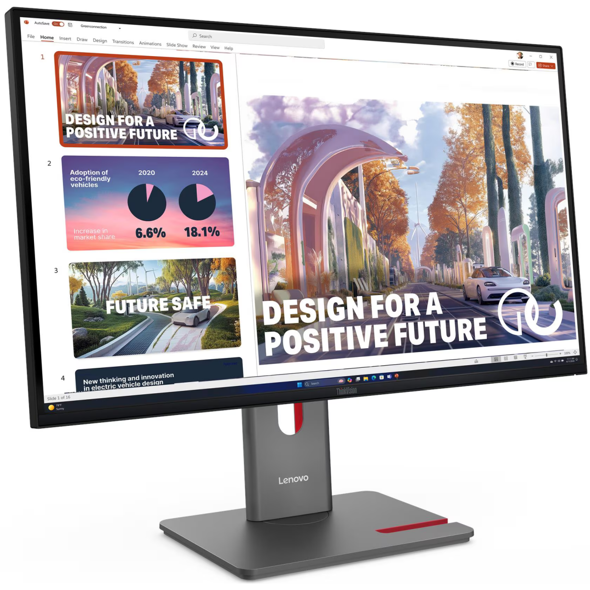 Écran Lenovo 27" ThinkVision P27QD-40 (64B3GAT2EU) - photo 3