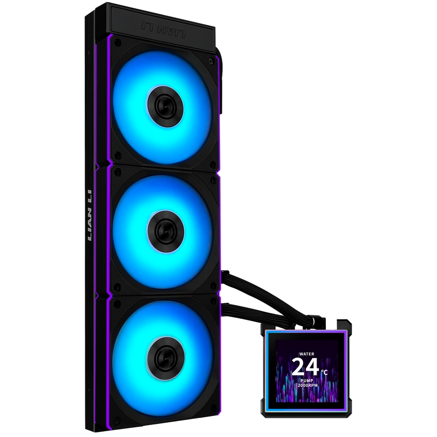 Système de refroidissement liquide Lian Li HydroShift II LCD-S 360CL Black - G89.GHS2LCDS36CB.R0 - photo 2