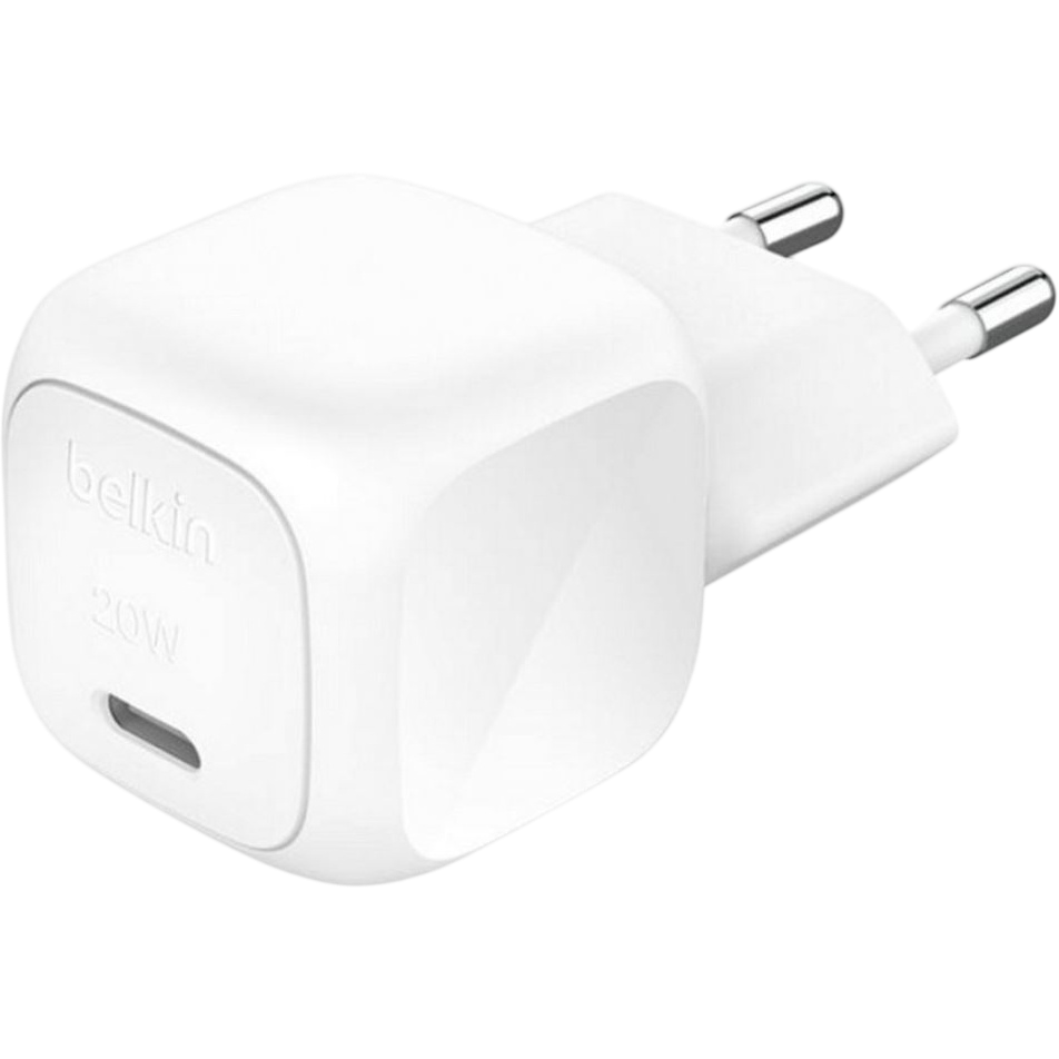 Chargeur réseau Belkin BoostCharge Compact USB-C Charger 20W White - WCA009kqWH