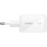 chargeur secteur pour réseau Belkin BoostCharge Pro 3-Port GaN Wall Charger 70W White (WCH018HQWH)