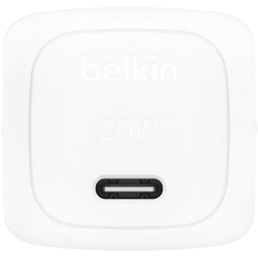 Chargeur secteur réseau Belkin BoostCharge USB-C Wall Charger 20W + USB-C Cable White - WCA009kq1MWH-B6 - photo 4