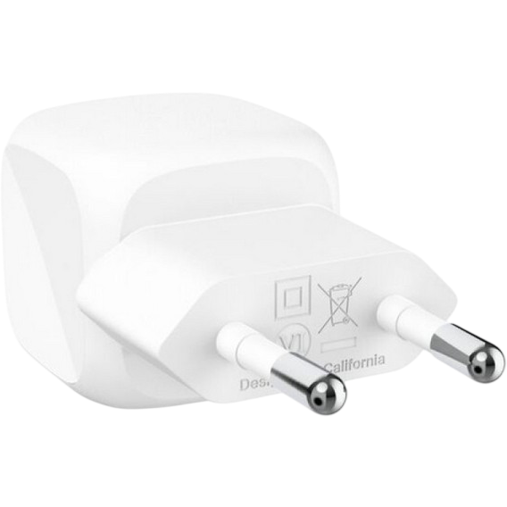 Chargeur secteur réseau Belkin BoostCharge USB-C Wall Charger 20W + USB-C Cable White - WCA009kq1MWH-B6 - photo 5