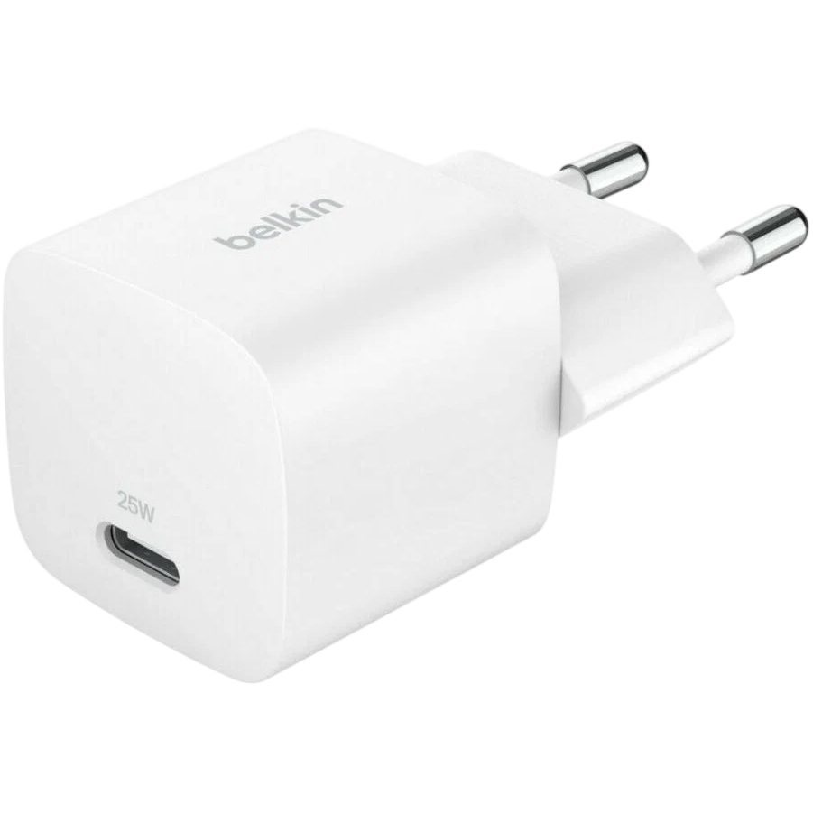 Chargeur secteur réseau Belkin BoostCharge USB-C Wall Charger 25W White - WCA012kqWH