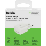 Chargeur secteur réseau Belkin BoostCharge USB-C Wall Charger 25W White (WCA012kqWH)