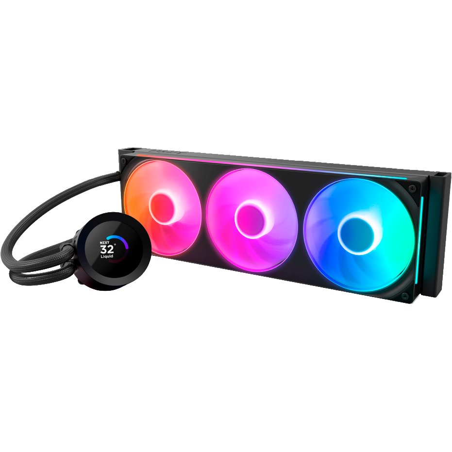 Système de refroidissement liquide NZXT Kraken Plus 360 RGB V2 Black (RL-KR360-B2) - photo 2