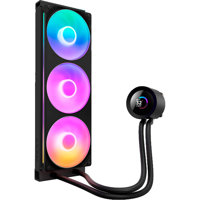 Système de refroidissement liquide NZXT Kraken Plus 360 RGB V2 Black (RL-KR360-B2) - photo 3