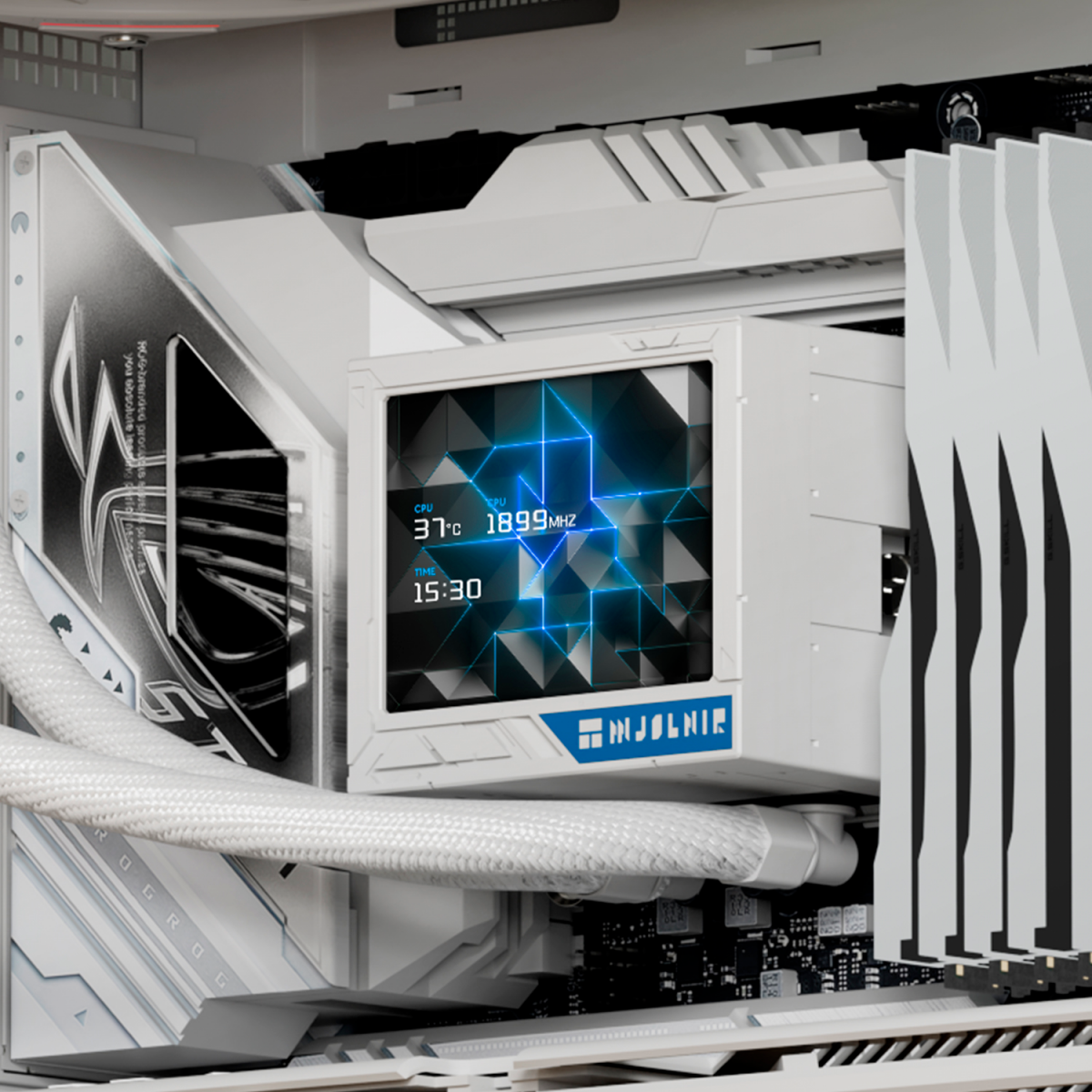 système de refroidissement liquide Thermalright Mjolnir Vision 360 UB Pro ARGB White - TRMV360UBPROAW - photo 2
