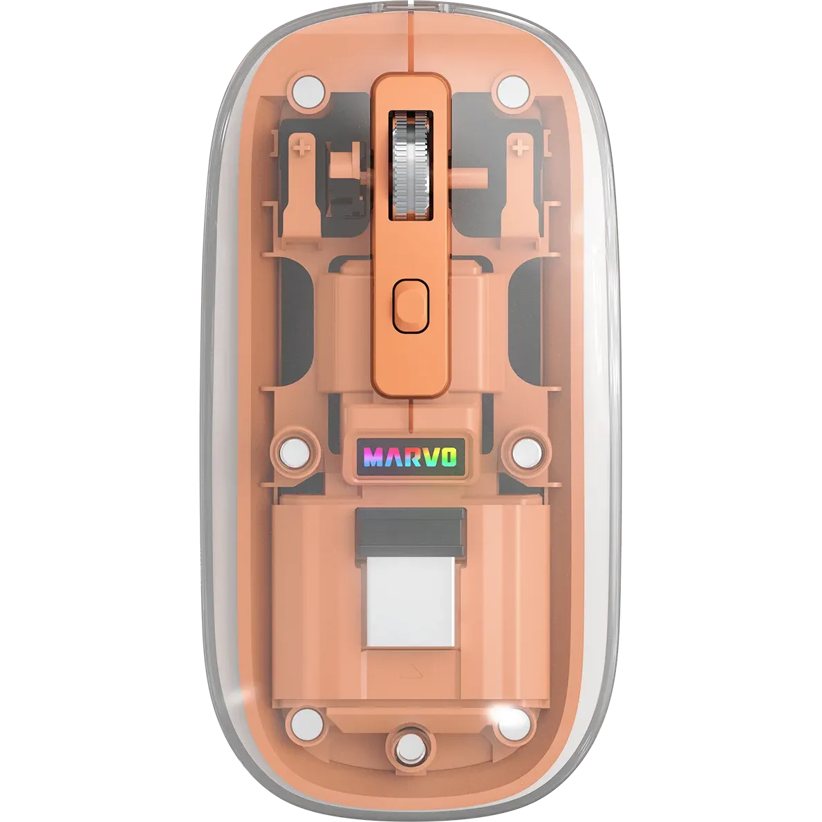 Souris MARVO M810W Prism B10 Orange - M810W OR