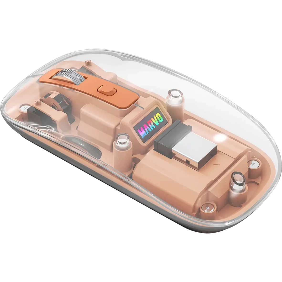 Souris MARVO M810W Prism B10 Orange - M810W OR - photo 3