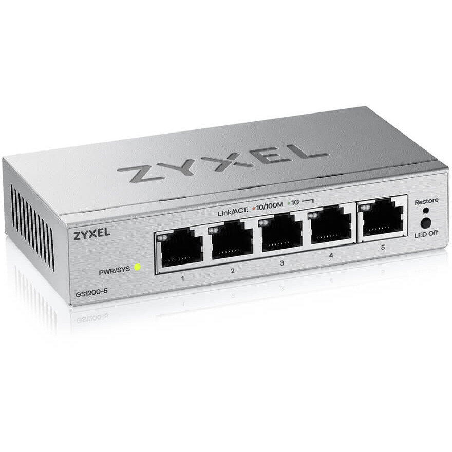 Commutateur (switch) Zyxel GS1200-5 V3 - GS1200-5V3