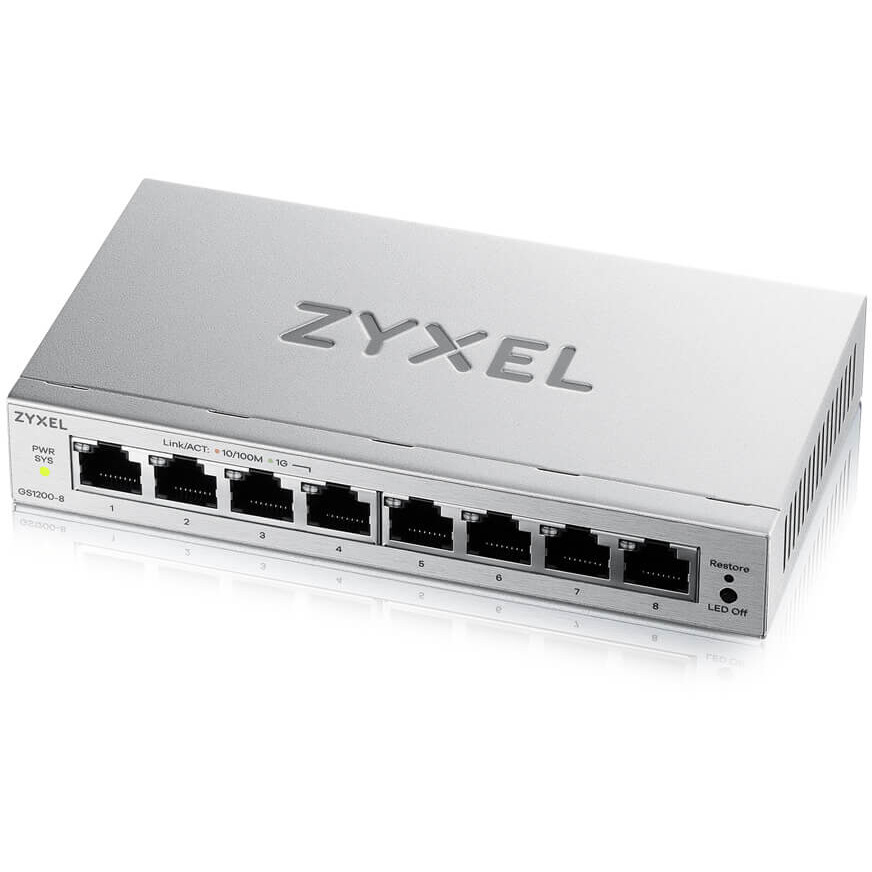 Commutateur (switch) Zyxel GS1200-8 V3 - GS1200-8V3 - photo 3