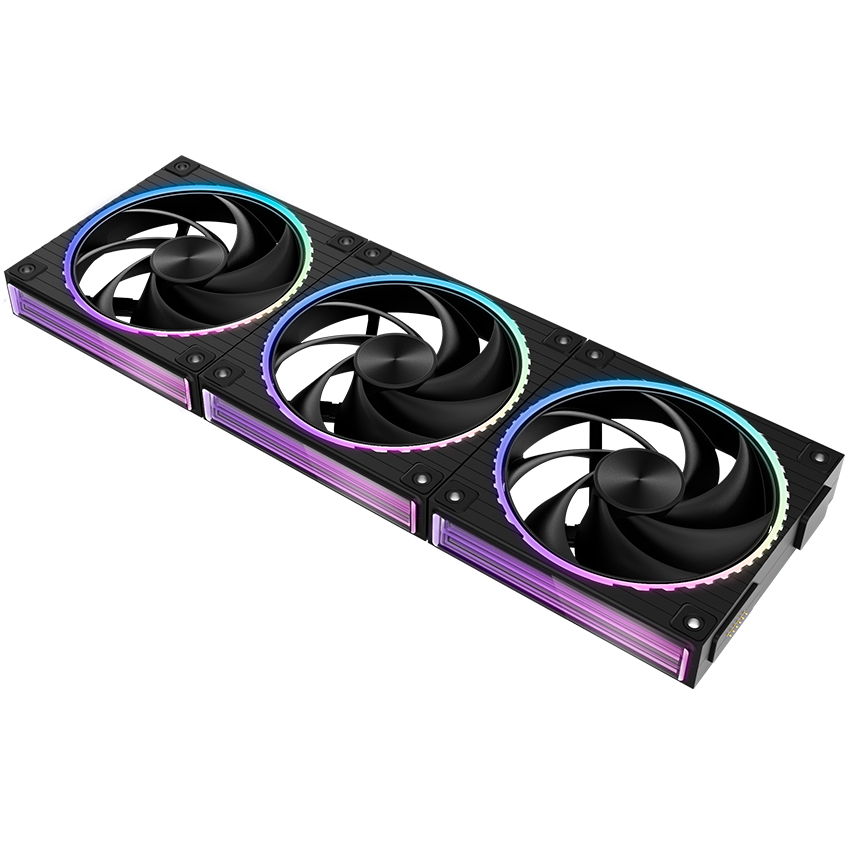 Ventilateur pour boîtier Zalman ZM-DF120 A3 Black (3 pcs)