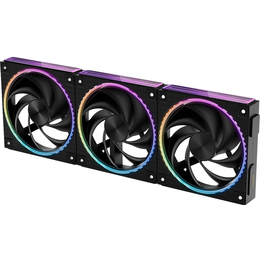 Ventilateur pour boîtier Zalman ZM-DF120 A3 Black (3 pcs) - photo 3