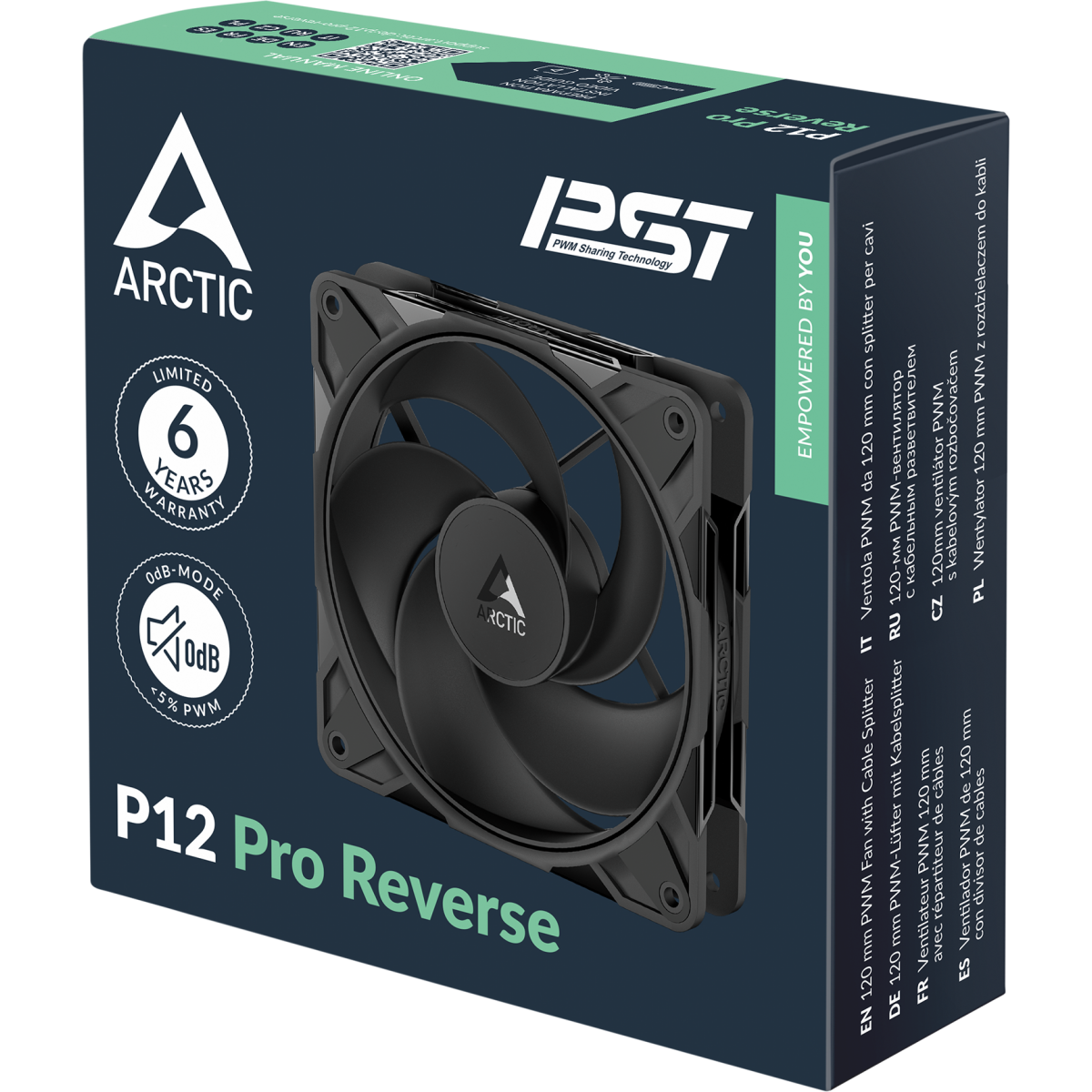 Ventilateur pour boîtier Arctic P12 Pro Reverse (3 pcs) - ACFAN00332A - photo 7