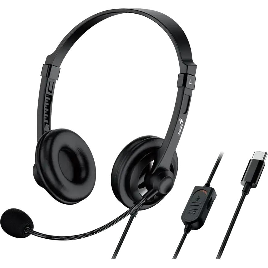 Casque Genius HS-230U USB-C Black - 31710021405 - photo 4