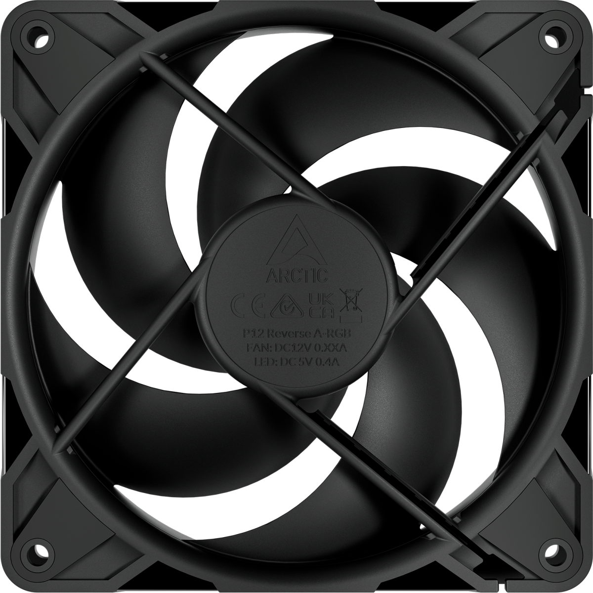 Ventilateur pour boîtier Arctic P12 Pro Reverse Black - ACFAN00331A - photo 3