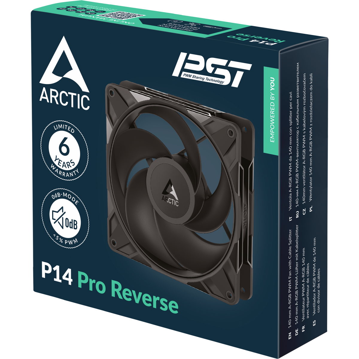 Ventilateur pour boîtier Arctic P14 Pro Reverse Black - ACFAN00329A - photo 5