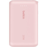 batterie externe Belkin BoostCharge Power Bank 10K with Integrated Cable Pink (BPB021hqPK)