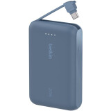 batterie externe Belkin BoostCharge Power Bank 10K with Integrated Cable Blue (BPB021hqBL)