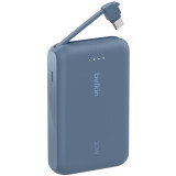 batterie externe Belkin BoostCharge Power Bank 10K with Integrated Cable Blue (BPB021hqBL)