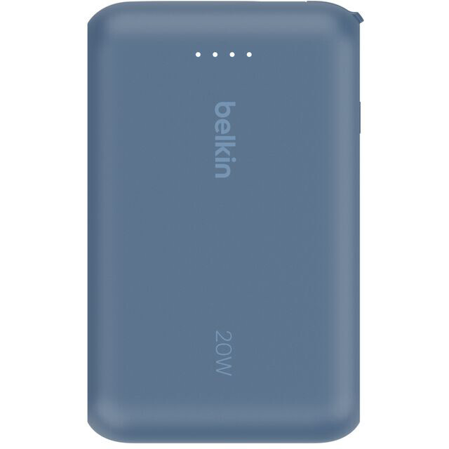 batterie externe Belkin BoostCharge Power Bank 10K with Integrated Cable Blue - BPB021hqBL - photo 4