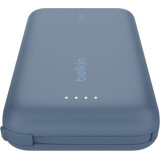 batterie externe Belkin BoostCharge Power Bank 10K with Integrated Cable Blue (BPB021hqBL)