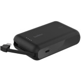 batterie externe Belkin BoostCharge Power Bank 10K with Integrated Cable Black (BPB021hqBK)