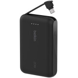 batterie externe Belkin BoostCharge Power Bank 10K with Integrated Cable Black (BPB021hqBK)
