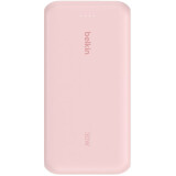 batterie externe Belkin BoostCharge Power Bank 20K with Integrated Cable Pink (BPB024hqPK)