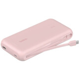 batterie externe Belkin BoostCharge Power Bank 20K with Integrated Cable Pink (BPB024hqPK)