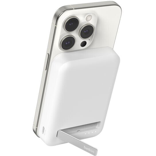 batterie externe Belkin BoostCharge Pro Magnetic Power Bank with Qi2 15W 8K White - BPD007btWH