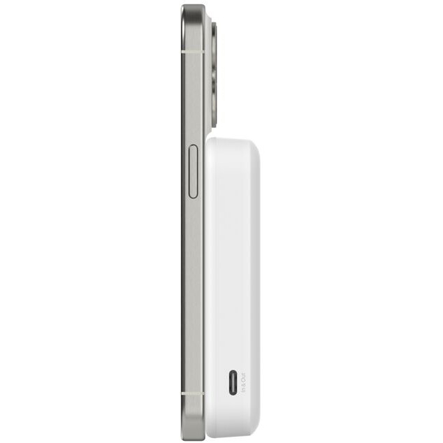 batterie externe Belkin BoostCharge Pro Magnetic Power Bank with Qi2 15W 8K White - BPD007btWH - photo 2