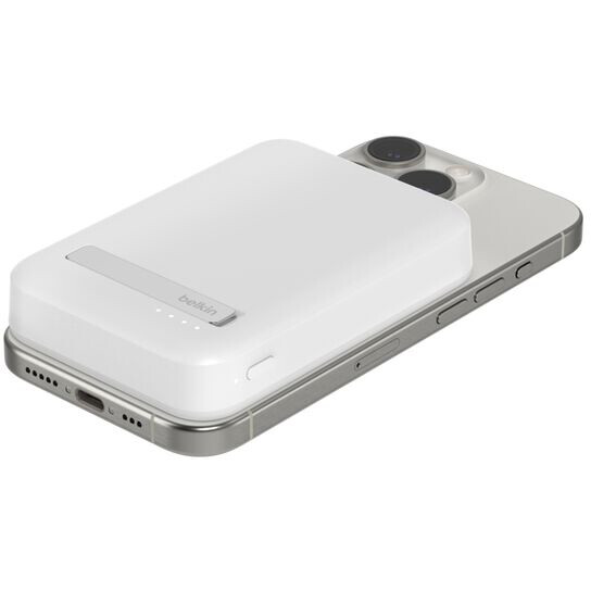 batterie externe Belkin BoostCharge Pro Magnetic Power Bank with Qi2 15W 8K White - BPD007btWH - photo 4