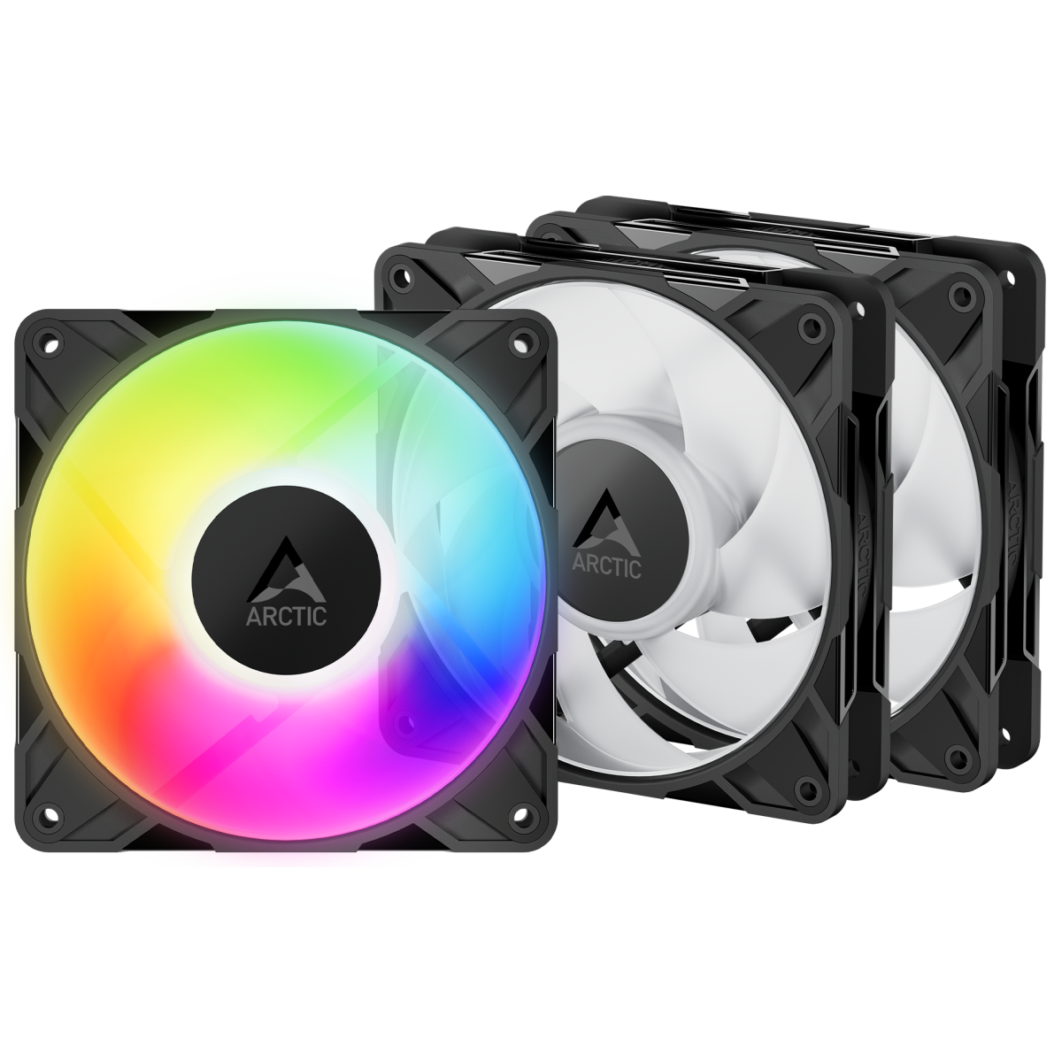 Ventilateur pour boîtier Arctic P12 Pro A-RGB LN Black (3 pcs) - ACFAN00347A