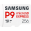 Carte mémoire 256GB MicroSD Samsung P9 Express (MB-MK256T)