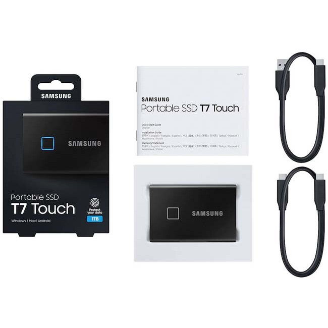Disques SSD externes 1Tb Samsung T7 (MU-PC1T0K) - MU-PC1T0K/WW - photo 2
