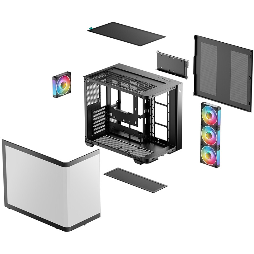 Boîtier DeepCool CG530U 4F Black - R-CG530U-BKAGA4-G - photo 8