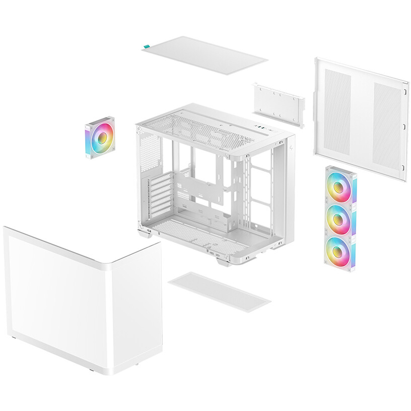 Boîtier DeepCool CG530U 4F White - R-CG530U-WHAGA4-G - photo 8