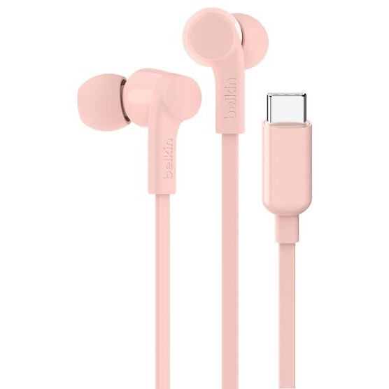 Casque Belkin SoundForm USB-C Wired Earbuds Pink - G3H0002hqPKV2