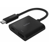 adaptateur de connexion USB Type-C - HDMI/USB Type-C, Belkin AVC002btBK