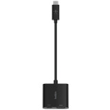 adaptateur de connexion USB Type-C - HDMI/USB Type-C, Belkin AVC002btBK